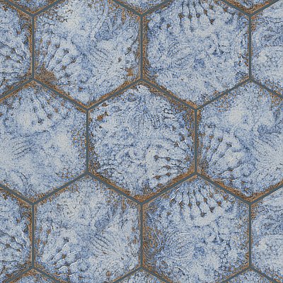 Gaudi React Hex Marina 8-5/8" x 9-7/8" Porcelain Tile - Per Case of 25 Tile - 11.41 Sq. Ft. Per Case