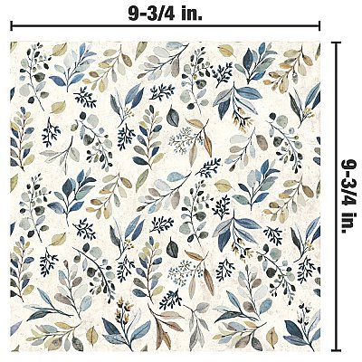 Garden Evergreen 9-3/4" x 9-3/4" Porcelain Floor & Wall Tile - 16 Tiles Per Case - 10.88 Square Feet