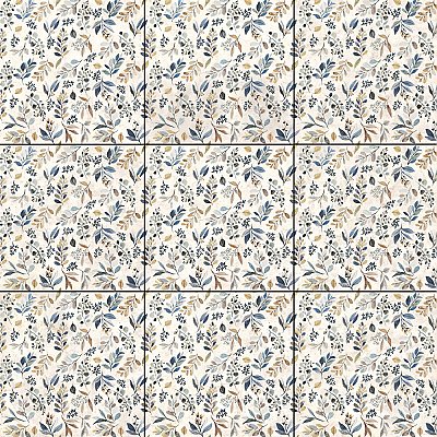 Garden Evergreen 9-3/4" x 9-3/4" Porcelain Floor & Wall Tile - 16 Tiles Per Case - 10.88 Square Feet