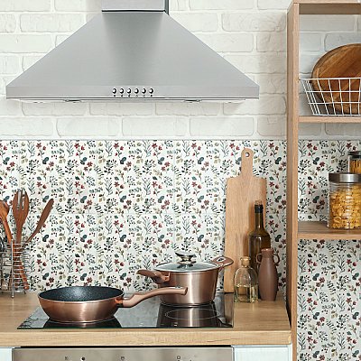 Garden Whisper 9-3/4" x 9-3/4" Porcelain Floor & Wall Tile - 16 Tiles Per Case - 10.88 Square Feet