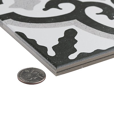Jaen 9-3/4" x 9-3/4" Porcelain Floor & Wall Tile - 16 Tiles Per Case - 10.88 Sq. Ft.