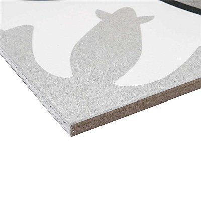 Lacour Grey Porcelain Tile - 9-3/4" x 9-3/4" - Sold Per Case of 16 - 10.76 Sq Ft Per Case