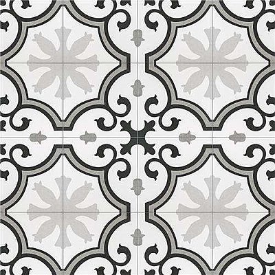 Lacour Grey Porcelain Tile - 9-3/4" x 9-3/4" - Sold Per Case of 16 - 10.76 Sq Ft Per Case