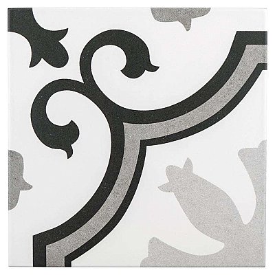 Lacour Grey Porcelain Tile - 9-3/4" x 9-3/4" - Sold Per Case of 16 - 10.76 Sq Ft Per Case