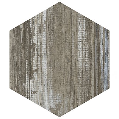 Suomi Hex Grey 8-5/8" x 9-7/8" Porcelain Floor & Wall Tile -25 Tiles Per Case - 11.5 Sq. Ft.