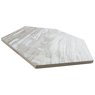 Suomi Hex Grey 8-5/8" x 9-7/8" Porcelain Floor & Wall Tile -25 Tiles Per Case - 11.5 Sq. Ft.