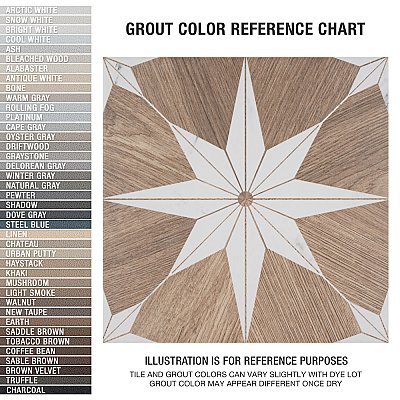 Llama Stella Loire Verso Noce 9-3/4" x 9-3/4" Porcelain Floor & Wall Tile - Per Case of 16 - 10.88 Sq. Ft.