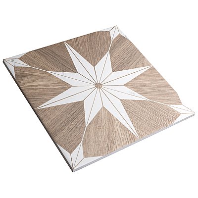 Llama Stella Loire Verso Noce 9-3/4" x 9-3/4" Porcelain Floor & Wall Tile - Per Case of 16 - 10.88 Sq. Ft.
