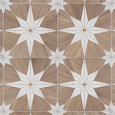 Llama Stella Loire Verso Noce 9-3/4" x 9-3/4" Porcelain Floor & Wall Tile - Per Case of 16 - 10.88 Sq. Ft.