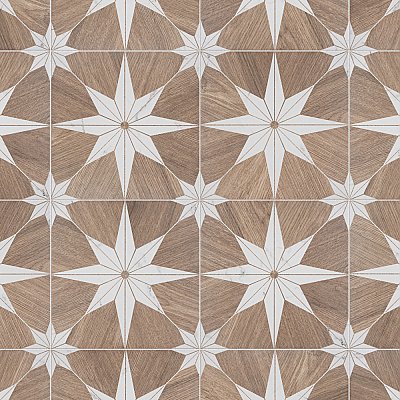 Llama Stella Loire Verso Noce 9-3/4" x 9-3/4" Porcelain Floor & Wall Tile - Per Case of 16 - 10.88 Sq. Ft.