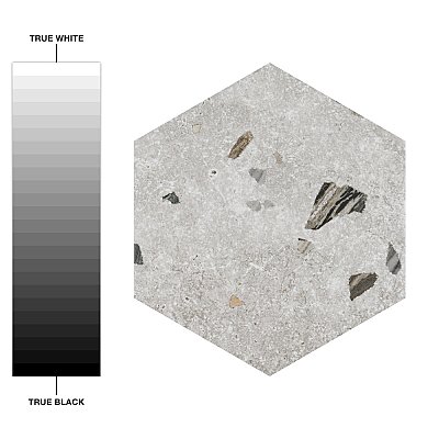 Sonar Hex Silver 8-5/8" x 9-7/8" Porcelain Floor & Wall Tile - 25 Tiles Per Case - 11.5 Sq. Ft.
