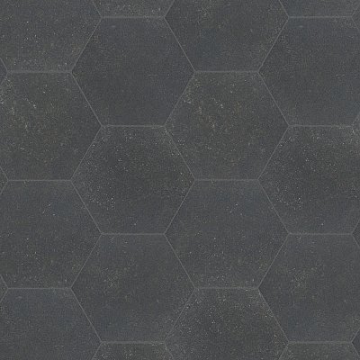 Traffic Hex Dark 8-5/8" x 9-7/8" Porcelain Floor & Wall Tile - 25 Tiles Per Case - 11.5 Sq. Ft.