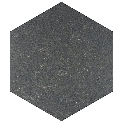 Traffic Hex Dark 8-5/8" x 9-7/8" Porcelain Floor & Wall Tile - 25 Tiles Per Case - 11.5 Sq. Ft.
