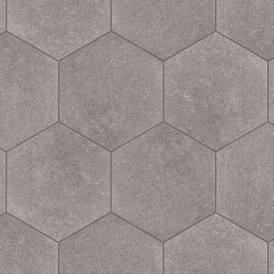 Traffic Hex Grey 8-5/8" x 9-7/8" Porcelain Floor & Wall Tile - 25 Tiles Per Case - 11.5 Sq. Ft.