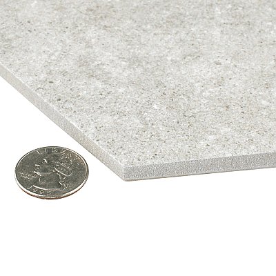Traffic Hex Silver 8-5/8" x 9-7/8" Porcelain Floor & Wall Tile - 25 Tiles Per Case - 11.5 Sq. Ft.