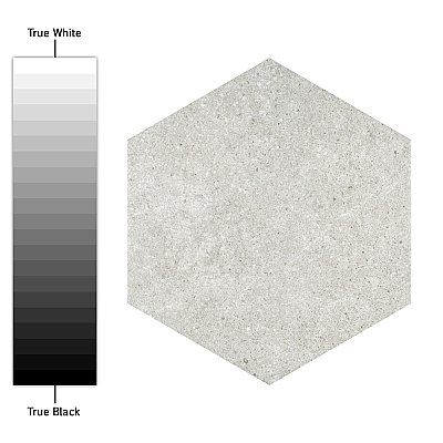Traffic Hex Silver 8-5/8" x 9-7/8" Porcelain Floor & Wall Tile - 25 Tiles Per Case - 11.5 Sq. Ft.