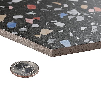 Venice Hex Colors Dark 8-5/8"x9-7/8" Porcelain Floor and Wall Tile - Per Case of 25 - 11.56 Sq. Ft