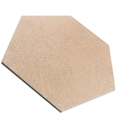 Aspdin Hex Cotto 8-5/8" x 9-7/8" Porcelain Floor and Wall Tile - 25 Tiles Per Case - 11.5 Square Feet