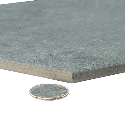 Aspdin Hex Grey 8-5/8" x 9-7/8" Porcelain Floor and Wall Tile - 25 Tiles Per Case - 11.5 Square Feet