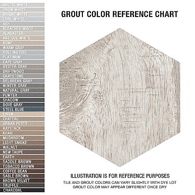 Sawnwood Hex Grey 8-5/8" x 9-7/8" Porcelain Floor & Wall Tile - 25 Tiles Per Case - 11.5 Sq. Ft.