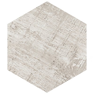 Sawnwood Hex Grey 8-5/8" x 9-7/8" Porcelain Floor & Wall Tile - 25 Tiles Per Case - 11.5 Sq. Ft.