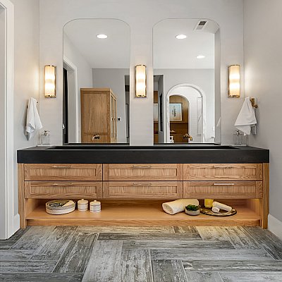 Suomi Grey 8-1/2" x 35-1/2" Porcelain Floor and Wall Tile - 6 Tiles Per Case - 12.78 Sq. Ft.