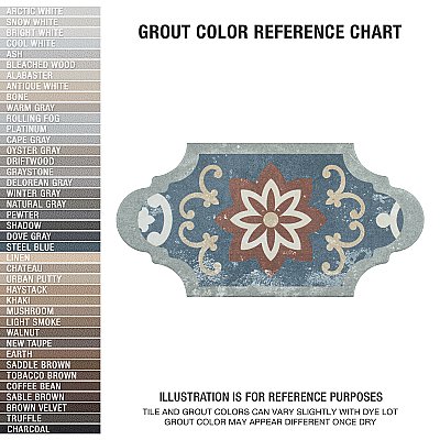 Corinto Provenzal Colors Mixed 6-3/8" x 12-7/8" Porcelain Tile - Sold Per Case of 20 - 9.43 Square Feet