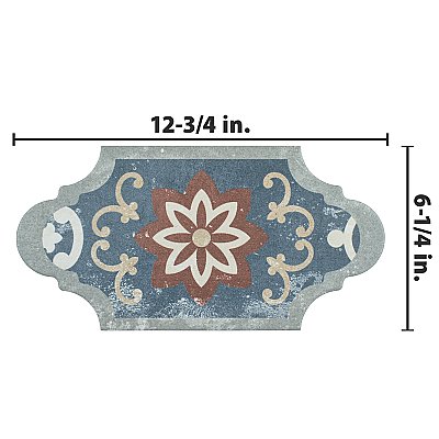 Corinto Provenzal Colors Mixed 6-3/8" x 12-7/8" Porcelain Tile - Sold Per Case of 20 - 9.43 Square Feet