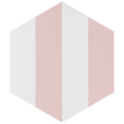 Porto Capri Hex Rose 8-5/8"x 9-7/8" Porcelain Tile - Per Case of 5 Sheets - 5.30 Sq. Ft.