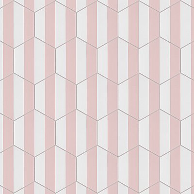 Porto Capri Hex Rose 8-5/8"x 9-7/8" Porcelain Tile - Per Case of 5 Sheets - 5.30 Sq. Ft.