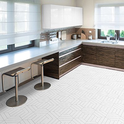Porto Savona Hex Black 8-5/8" x 9-7/8" Porcelain Floor & Wall Tile - 25 Tiles Per Case - 11.5 Sq. Ft.
