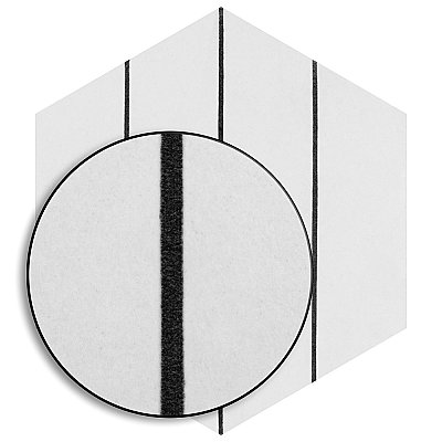Porto Savona Hex Black 8-5/8" x 9-7/8" Porcelain Floor & Wall Tile - 25 Tiles Per Case - 11.5 Sq. Ft.