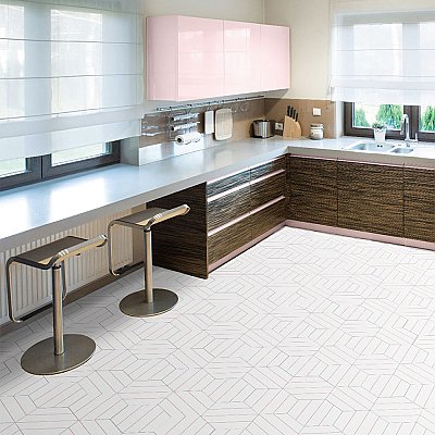 Porto Savona Hex Rose 8-5/8" x 9-7/8" Porcelain Floor & Wall Tile - 25 Tiles Per Case - 11.5 Sq. Ft.