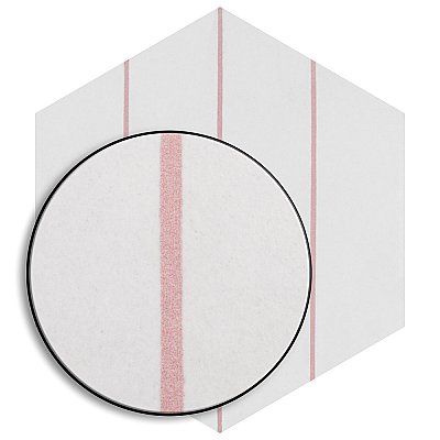 Porto Savona Hex Rose 8-5/8" x 9-7/8" Porcelain Floor & Wall Tile - 25 Tiles Per Case - 11.5 Sq. Ft.