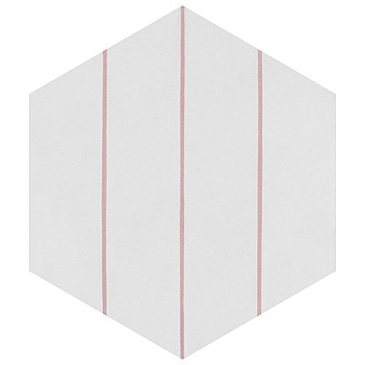 Porto Savona Hex Rose 8-5/8" x 9-7/8" Porcelain Floor & Wall Tile - 25 Tiles Per Case - 11.5 Sq. Ft.
