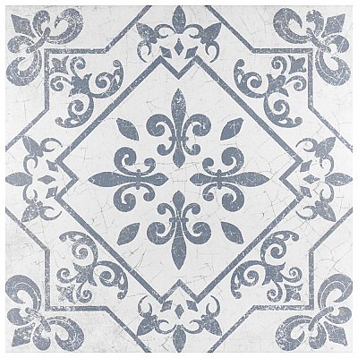 Atlantic Azul 17-5/8" x 17-5/8" Ceramic Floor & Wall Tile - 7 Tiles Per Case - 15.33 Sq. Ft.