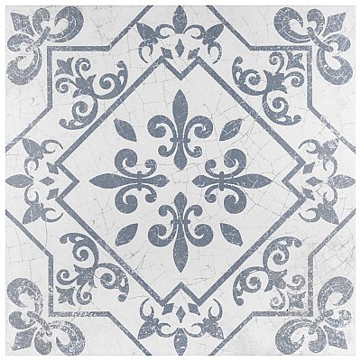 Atlantic Azul 17-5/8" x 17-5/8" Ceramic Floor & Wall Tile - 7 Tiles Per Case - 15.33 Sq. Ft.