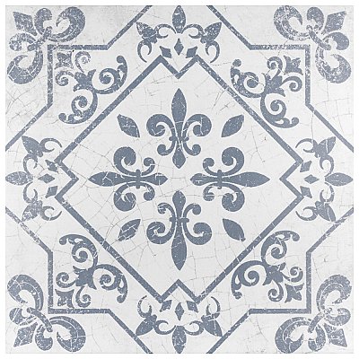 Atlantic Azul 17-5/8" x 17-5/8" Ceramic Floor & Wall Tile - 7 Tiles Per Case - 15.33 Sq. Ft.