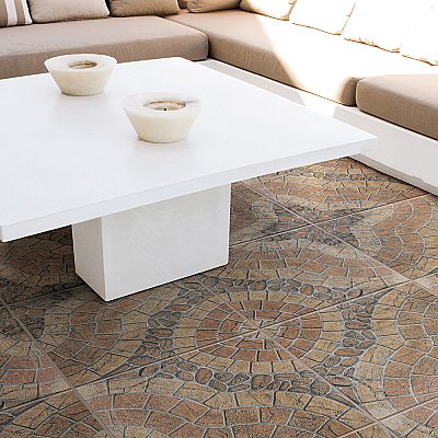 Dakar 17 3/4" x 17 3/4" Ceramic Floor & Wall Tile - 11 Tiles Per Case - 24.42 Sq. Ft.