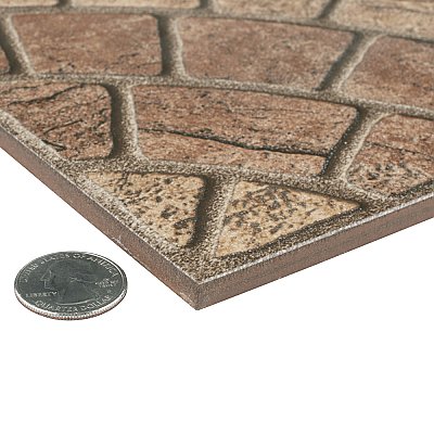 Dakar 17 3/4" x 17 3/4" Ceramic Floor & Wall Tile - 11 Tiles Per Case - 24.42 Sq. Ft.