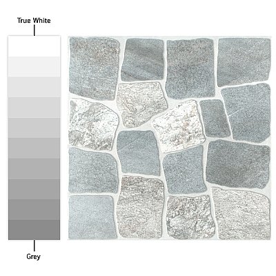 Laja Gris 17-3/4" x 17-3/4" Ceramic Floor & Wall Tile - 11 Tiles Per Case - 24.2 Sq. Ft.