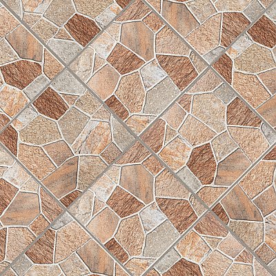 Leticia Beige 17-3/4" x 17-3/4" Ceramic Floor & Wall Tile - 11 Tiles Per Case - 24.42 Sq. Ft.