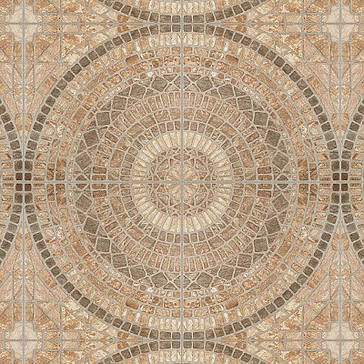 Terra Beige 17-3/4" x 17-3/4" Ceramic Floor & Wall Tile - 11 Tiles Per Case - 24.42 Sq. Ft.
