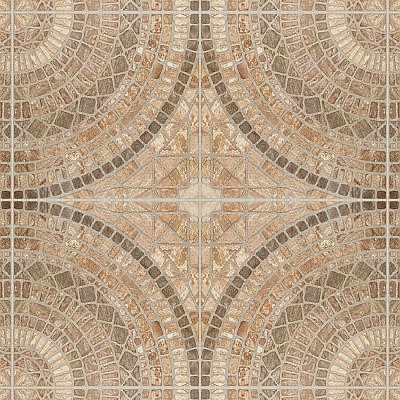 Terra Beige 17-3/4" x 17-3/4" Ceramic Floor & Wall Tile - 11 Tiles Per Case - 24.42 Sq. Ft.