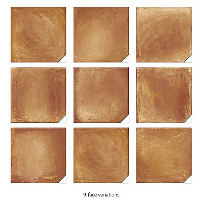 Sentier des Ocres Coin Green 7-7/8" x 7-7/8" Porcelain Floor and Wall Tile - 16 Tiles Per Case - 7.2 Square Feet