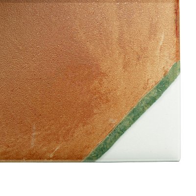 Sentier des Ocres Coin Green 7-7/8" x 7-7/8" Porcelain Floor and Wall Tile - 16 Tiles Per Case - 7.2 Square Feet