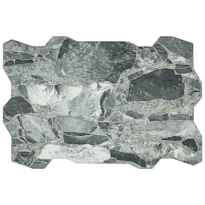 Rambla Grafito 14-5/8" x 22-3/4" Porcelain Floor & Wall Tile - 6 Tiles Per Case - 14.04 Sq. Ft.