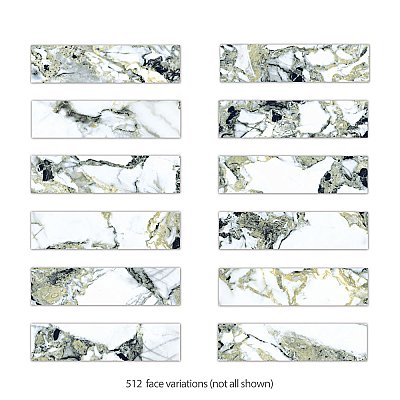 Touche Jade 2-7/8" x 11-3/4" Porcelain Floor and Wall Tile - 48 Tiles Per Case - 11.52 Square Feet