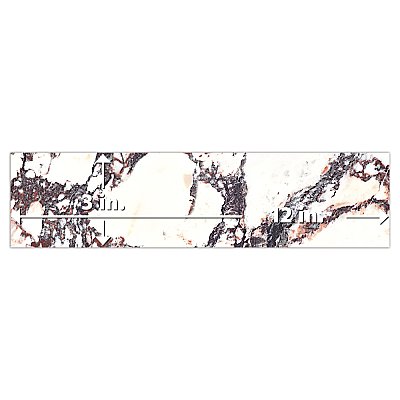 Touche Rubis 2-7/8" x 11-3/4" Porcelain Floor and Wall Tile - 48 Tiles Per Case - 11.52 Square Feet