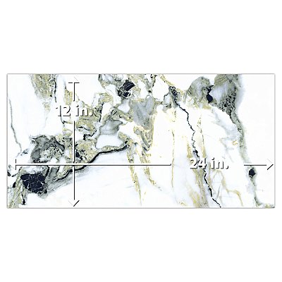 Touche Jade 11-3/4" x 23-1/2" Porcelain Floor and Wall Tile - 6 Tiles Per Case - 11.58 Square Feet